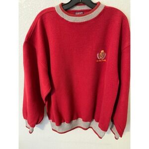 VTG Savvy Florida State Seminoles Mens Fleece Sweatshirt Crewneck Pullover Red